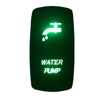 DC 12V 24V WATER PUMP Rocker Switch GREEN Led lamp 5 Pin ON/OFF SPST Waterproof IP66
DC 12V 24V WATER PUMP Rocker Switch GREEN Led lamp 5 Pin ON/OFF SPST Waterproof IP66