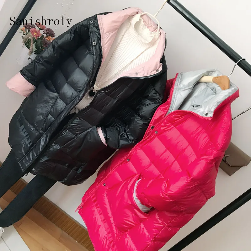 Sanishroly Women White Duck Down Jacket Autumn Winter Warm Thick Down Coat Parka Female Long Down Outerwear Tops Plus Size SE688
Sanishroly Women White Duck Down Jacket Autumn Winter Warm Thick Down Coat Parka Female Long Down Outerwear Tops Plus Size SE688