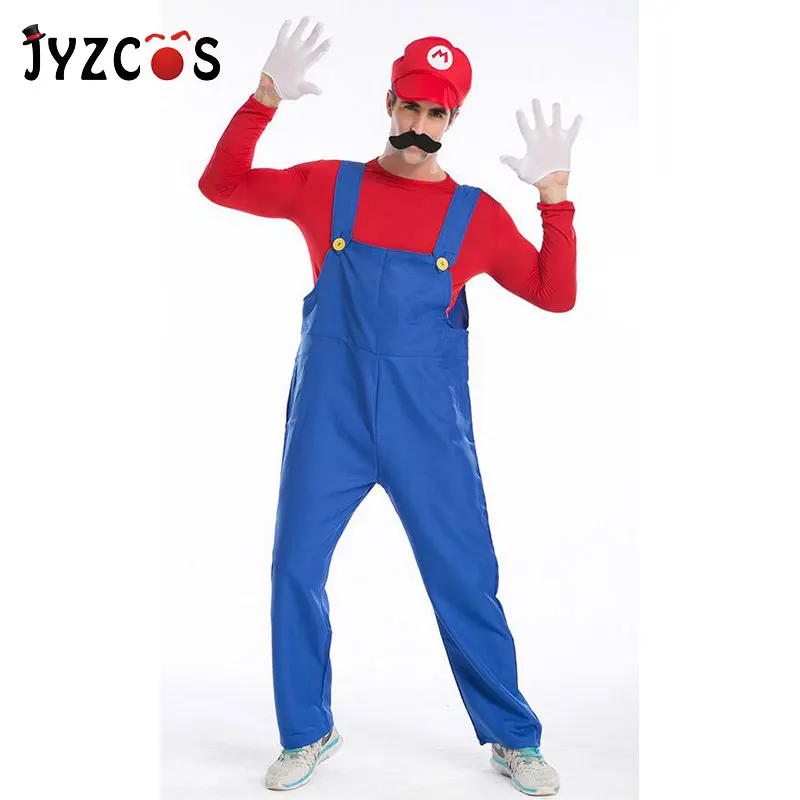 JYZCOS Adults Super Mario Bros Cosplay Costume Purim Halloween Party Mario Luici Costume Christmas Gifts
JYZCOS Adults Super Mario Bros Cosplay Costume Purim Halloween Party Mario Luici Costume Christmas Gifts
