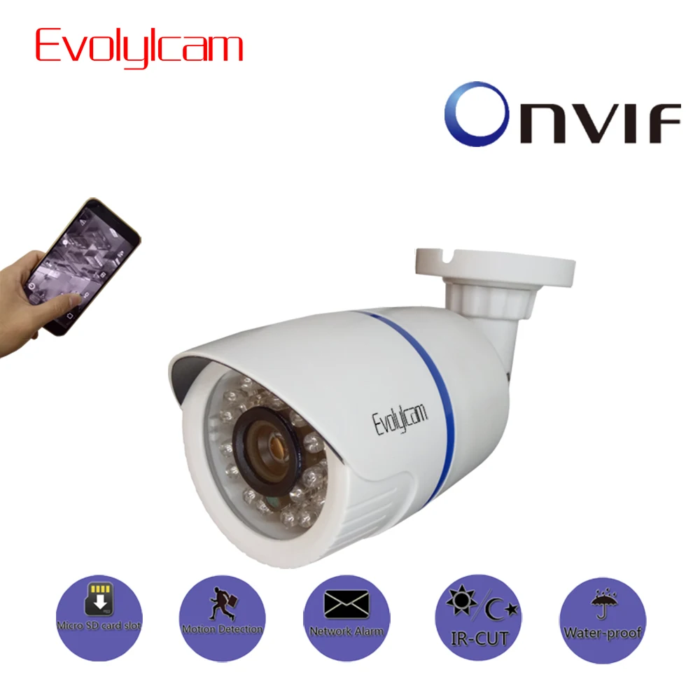 HD 1080P 2MP 48V POE камера 1MP 720P IP слот карты Micro SD охранное наблюдение P2P Onvif наружная