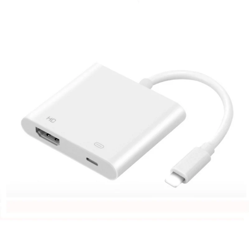 For iPhone 6 Interface 8Pin to HDMI Digital AV Converter Professional 1080P HD HDMI Cable Adapter For iPad iPhone iOS 11 10
For iPhone 6 Interface 8Pin to HDMI Digital AV Converter Professional 1080P HD HDMI Cable Adapter For iPad iPhone iOS 11 10