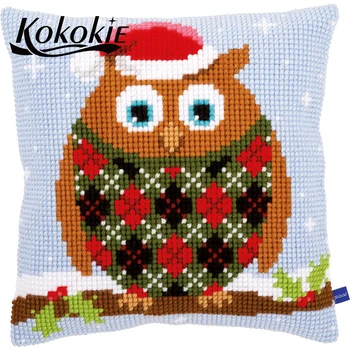 Embroidered mats material for handicraft throw pillow owl pattern pillowcase cross stitch set sales embroider needlework kits
Embroidered mats material for handicraft throw pillow owl pattern pillowcase cross stitch set sales embroider needlework kits
