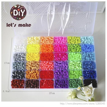 Let's Make Multi Color Perler Beads Ironing Beads 5mm Hama Beads Fuse 2Template+5 Iron Paper+2 Tweezers Puzzle Diy Beads Toys
Let's Make Multi Color Perler Beads Ironing Beads 5mm Hama Beads Fuse 2Template+5 Iron Paper+2 Tweezers Puzzle Diy Beads Toys