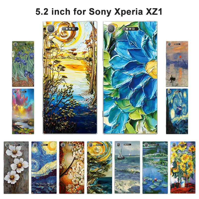Protection For Sony Xperia XZ1 5.2" Soft Silicon Case Back Phone Cover For Sony Xperia XZ1 Cases Oil Painted Shells
Protection For Sony Xperia XZ1 5.2" Soft Silicon Case Back Phone Cover For Sony Xperia XZ1 Cases Oil Painted Shells