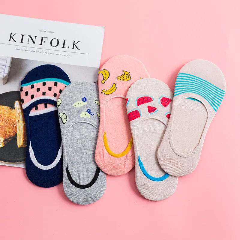 Colorful Fruit Invisible Short Woman Sweat Summer Comfortable Cotton Girl Women's Boat Socks Ankle Low Female 1pair=2pcs
Colorful Fruit Invisible Short Woman Sweat Summer Comfortable Cotton Girl Women's Boat Socks Ankle Low Female 1pair=2pcs