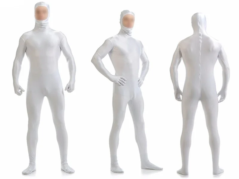 Ensnovo Unisex Zentai Suit Men Adult Open Face Full Body Spandex Black Bodysuit Tight Cosplay Costumes 12 Ensnovo Unisex Zentai Suit Men Adult Open Face Full Body Spandex Black Bodysuit Tight Cosplay Costumes -Zentai shop online