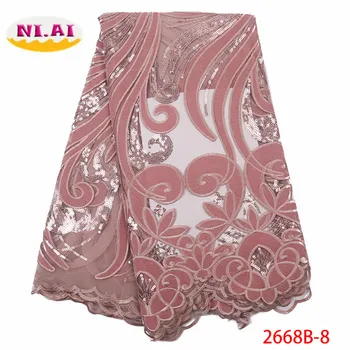 African Lace Fabric 2019 High Quality Lace Embroidered Nigerian Lace Fabric For Women Onion French Mesh Lace Fabric XY2668B-8
African Lace Fabric 2019 High Quality Lace Embroidered Nigerian Lace Fabric For Women Onion French Mesh Lace Fabric XY2668B-8
