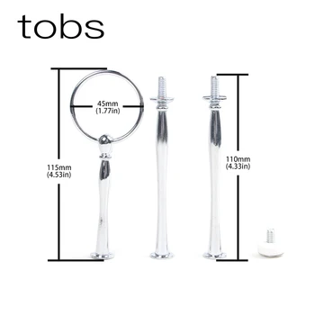 3 Tier Cake Plate Stand Metal Center Handle Fitting Hardware Rod Shape Ornate Silver Golden
3 Tier Cake Plate Stand Metal Center Handle Fitting Hardware Rod Shape Ornate Silver Golden
