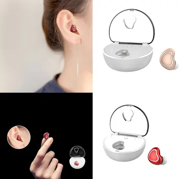 Worallymy Heart Shape Design Bluetooth 4.1 Phone Tablet Single Ear In-ear Headset Wireless Earphone Earbud
Worallymy Heart Shape Design Bluetooth 4.1 Phone Tablet Single Ear In-ear Headset Wireless Earphone Earbud