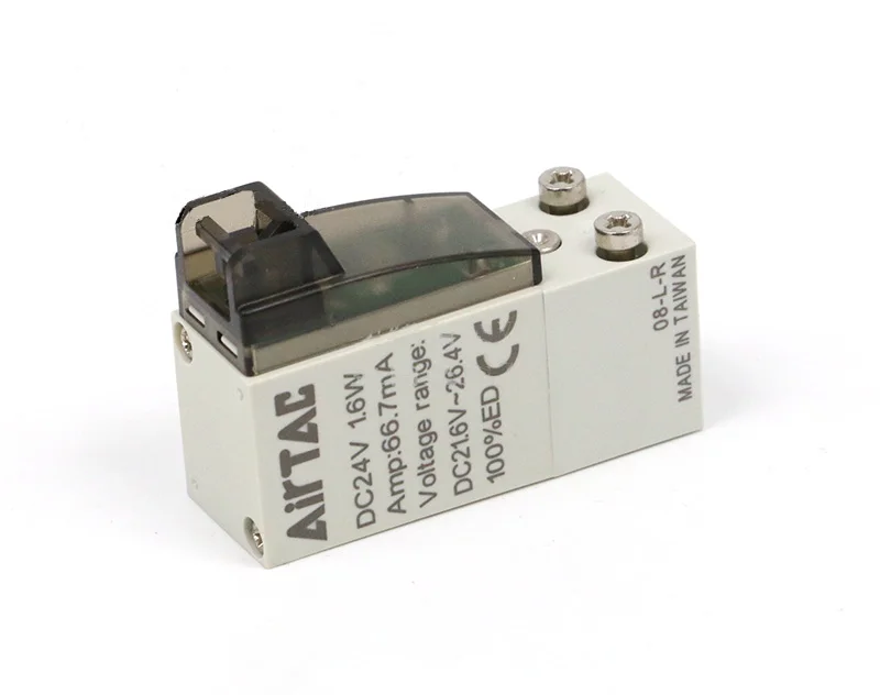 3/2 way AirTAC original miniature solenoid valve without wire CPV15-A/B/C/E/F-P with manual pin Inner Guide type pneumatic valve
3/2 way AirTAC original miniature solenoid valve without wire CPV15-A/B/C/E/F-P with manual pin Inner Guide type pneumatic valve