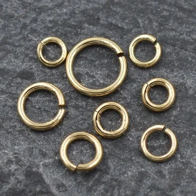 PINJEAS 14k lot size Filled Closed Open Jump Rings connector Refinement Jewelry Accessories Making Closure Findings Supplie
PINJEAS 14k lot size Filled Closed Open Jump Rings connector Refinement Jewelry Accessories Making Closure Findings Supplie