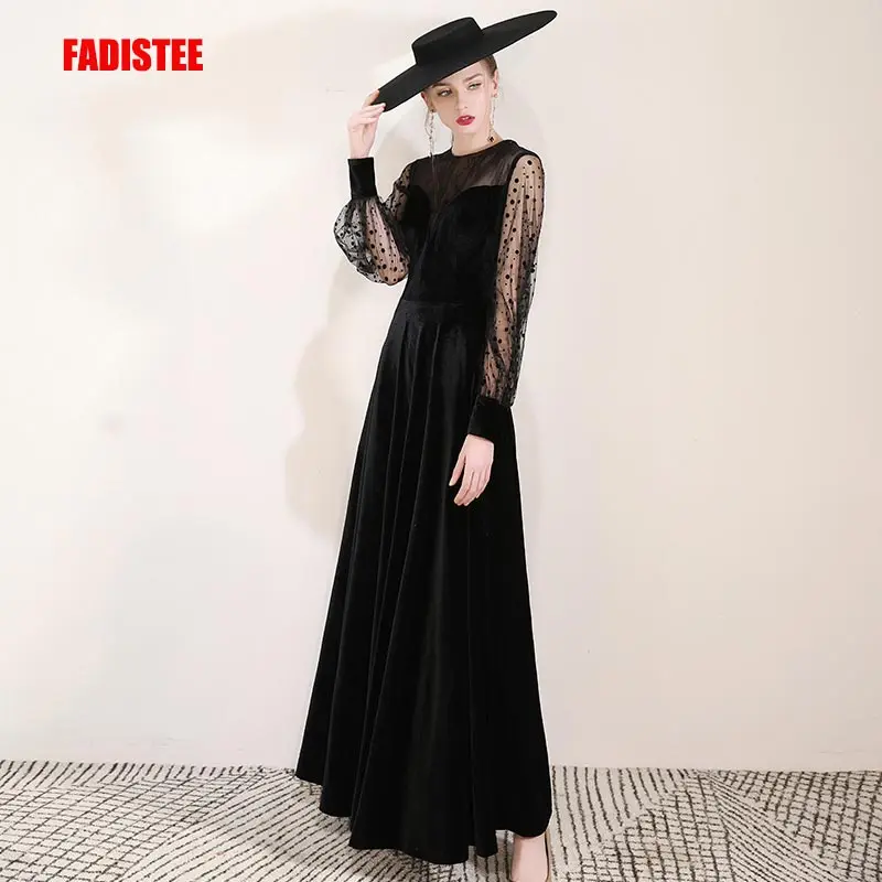 FADISTEE New arrival evening elegant prom dresses Vestido de Festa gown Robe De Soiree velour lace puff full sleeves dresses
FADISTEE New arrival evening elegant prom dresses Vestido de Festa gown Robe De Soiree velour lace puff full sleeves dresses