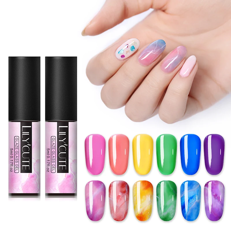 LILYCUTE 5ml Glaze Glass Gel Polish Pure Nail Color Soak Off Need UV LED Lamp Colorful Green Purple Nail Art Gel Varnish
LILYCUTE 5ml Glaze Glass Gel Polish Pure Nail Color Soak Off Need UV LED Lamp Colorful Green Purple Nail Art Gel Varnish