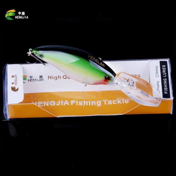 HENGJIA 1pc Crank Fishing Lures 8 Colors Available Artificial Boxed Wobblers Fishing Tackle 10cm/18g Hard Baits Crankbait Hooks
HENGJIA 1pc Crank Fishing Lures 8 Colors Available Artificial Boxed Wobblers Fishing Tackle 10cm/18g Hard Baits Crankbait Hooks