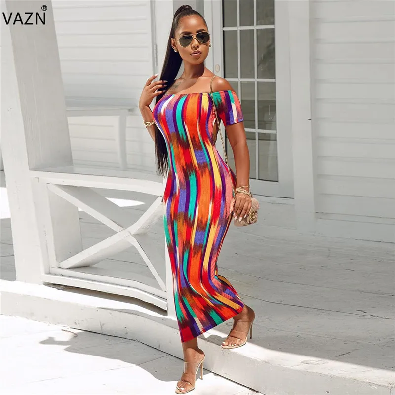 VAZN 2019 New Arrive Famous Brand Sexy Women Dress Solid Slash Neck Short Sleeve Hollow Out Vacation Sheath Maxi Dress ME286
VAZN 2019 New Arrive Famous Brand Sexy Women Dress Solid Slash Neck Short Sleeve Hollow Out Vacation Sheath Maxi Dress ME286