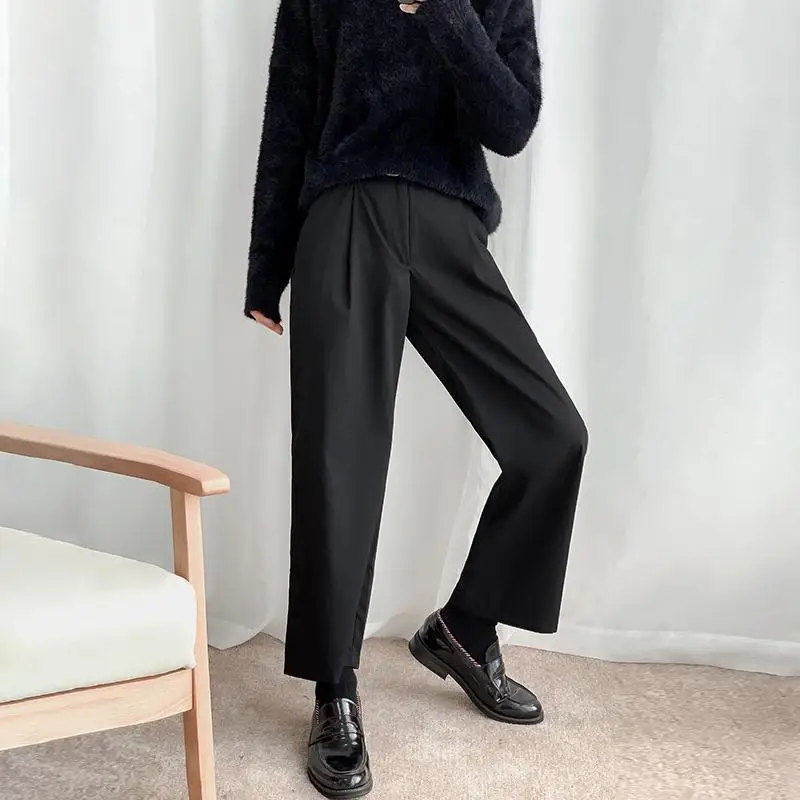 2019 Autumn Men's Solid Black Color Casual Pants Leisure Mens Wide Leg Pants Loose Trousers Elastic Cotton Harem Pants M-2XL
2019 Autumn Men's Solid Black Color Casual Pants Leisure Mens Wide Leg Pants Loose Trousers Elastic Cotton Harem Pants M-2XL