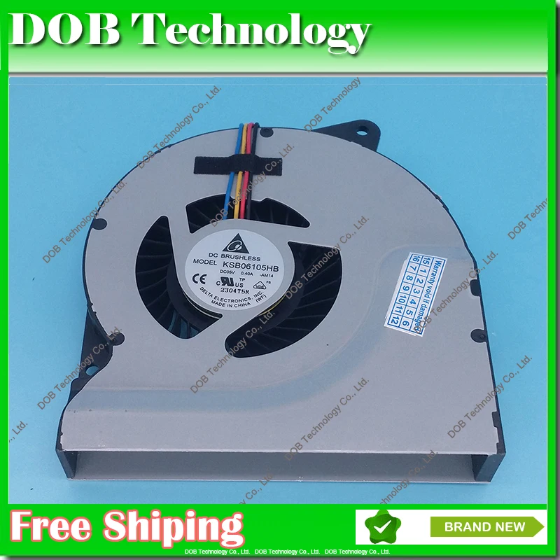 New CPU Cooling Fan Fit For ASUS N53JF N53 N73 N73JN series laptop/notebook KSB06105HB 4-pin 4-wire
New CPU Cooling Fan Fit For ASUS N53JF N53 N73 N73JN series laptop/notebook KSB06105HB 4-pin 4-wire