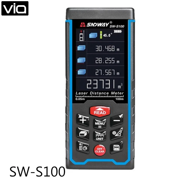 SW-S100 Direct Factory 5100M Laser distance meter USB Rechargeable Color Screen Rang Finder with USB
SW-S100 Direct Factory 5100M Laser distance meter USB Rechargeable Color Screen Rang Finder with USB