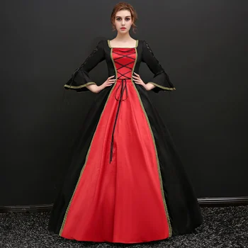 1780s Rococo Ball Gown Red&Black Lace Plus Size Gown Civil War Costume Renaissance Dress Stage Dress 
1780s Rococo Ball Gown Red&Black Lace Plus Size Gown Civil War Costume Renaissance Dress Stage Dress