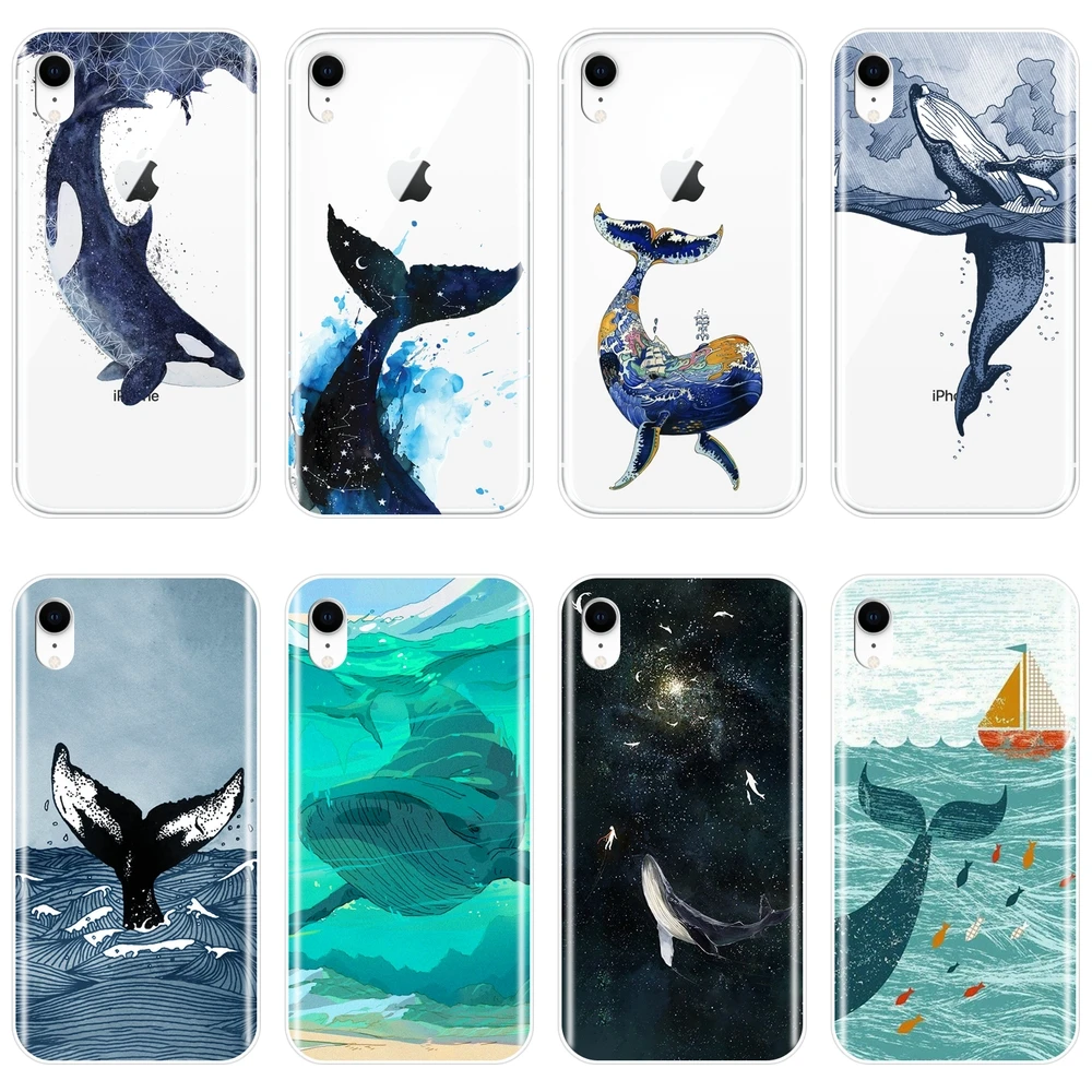 Back Cover For iPhone X XR XS MAX 8 7 6S 6 S Whale Fish Wave Sea Silicone Soft Case For Apple iPhone 6 S 6S 7 8 Plus Phone Case
Back Cover For iPhone X XR XS MAX 8 7 6S 6 S Whale Fish Wave Sea Silicone Soft Case For Apple iPhone 6 S 6S 7 8 Plus Phone Case