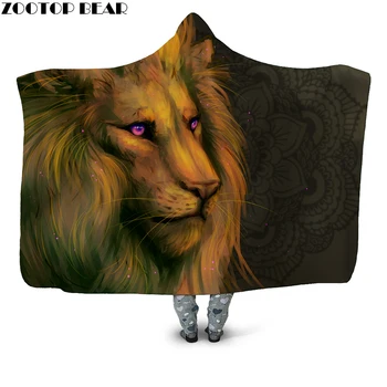 Harajuku Hooded Blanket Newest Fashion 3D print Lion Brand Male Adult Bedding Soft Wearable Couple Travel Plush Fleece Blankets
Harajuku Hooded Blanket Newest Fashion 3D print Lion Brand Male Adult Bedding Soft Wearable Couple Travel Plush Fleece Blankets