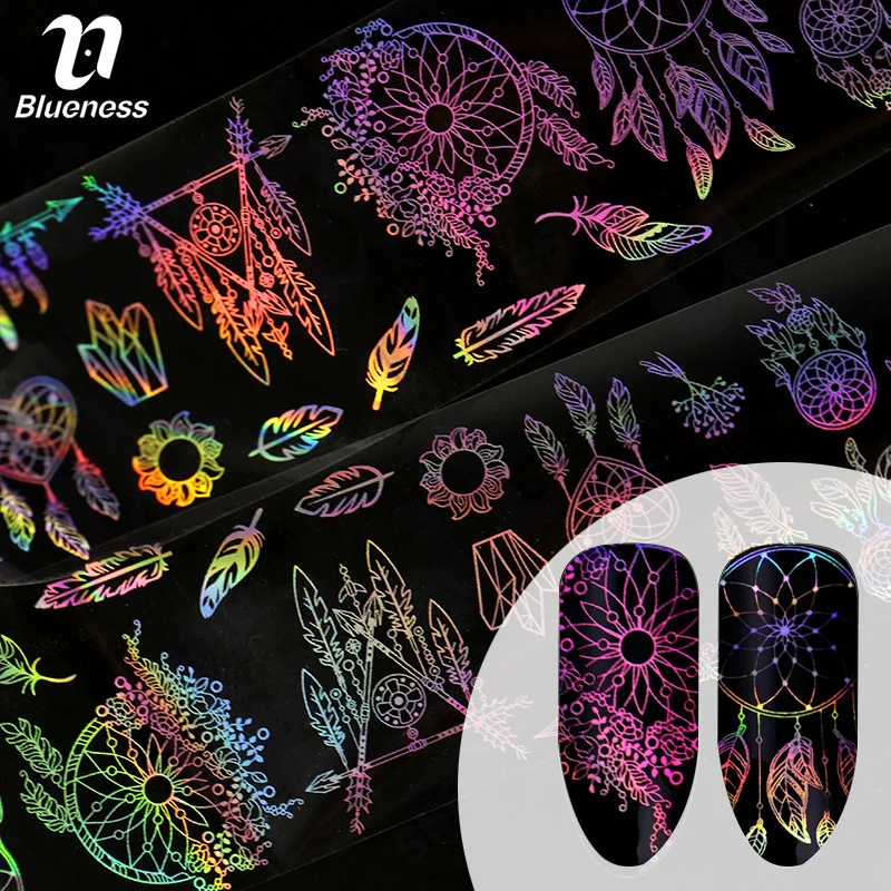 Blueness 1Roll 3D Holographic Dream Catcher Design Laser Nails Transfer Stickers Manicure DIY Nails Art Decorations Decals
Blueness 1Roll 3D Holographic Dream Catcher Design Laser Nails Transfer Stickers Manicure DIY Nails Art Decorations Decals