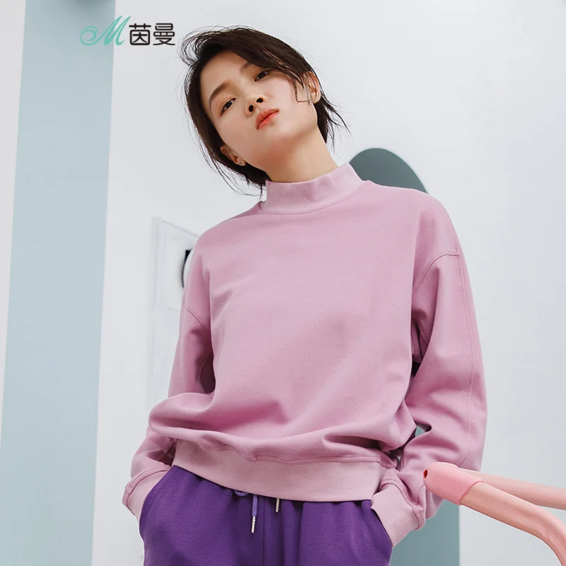 INMAN 2019 Spring Autumn New Arrival Solid Color High Neck Women Loose Style Women Long Sleeve Tops Sweatshirt
INMAN 2019 Spring Autumn New Arrival Solid Color High Neck Women Loose Style Women Long Sleeve Tops Sweatshirt