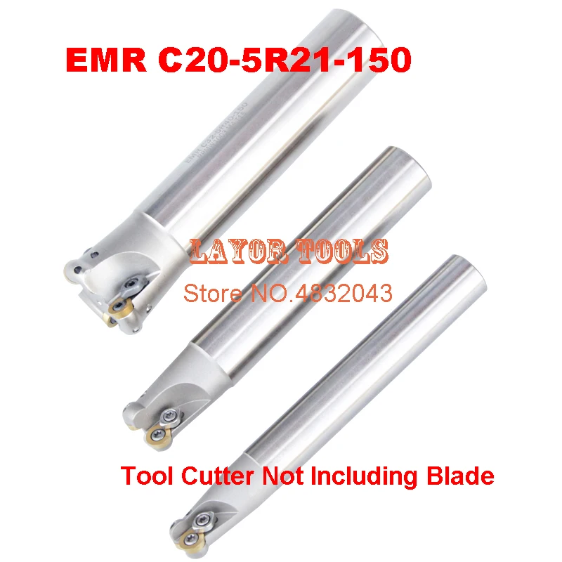 EMR C20-5R21-150 Bore Indexable Shoulder End Mill Arbor,Mill Cutting Tools, Insert of carbide inserts RPMT1003/RPMW1003
EMR C20-5R21-150 Bore Indexable Shoulder End Mill Arbor,Mill Cutting Tools, Insert of carbide inserts RPMT1003/RPMW1003