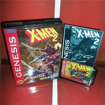 X-Men 2 Xenon 2 US Cover with box and manual For Sega Megadrive Genesis Video Game Console 16 bit MD card
X-Men 2 Xenon 2 US Cover with box and manual For Sega Megadrive Genesis Video Game Console 16 bit MD card