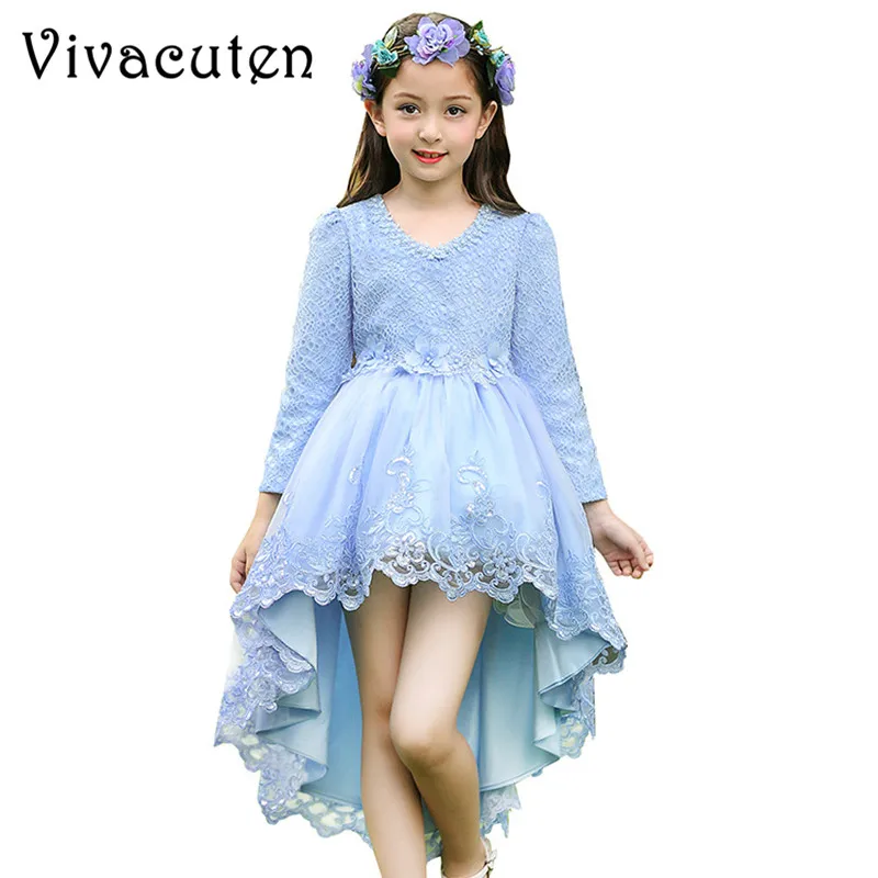 Girls Party Dress for Spring Winter Kids Girl Dresses New Child Formal Fashion Embroidery Long Sleeve Floral Wedding Dress F215 
Girls Party Dress for Spring Winter Kids Girl Dresses New Child Formal Fashion Embroidery Long Sleeve Floral Wedding Dress F215