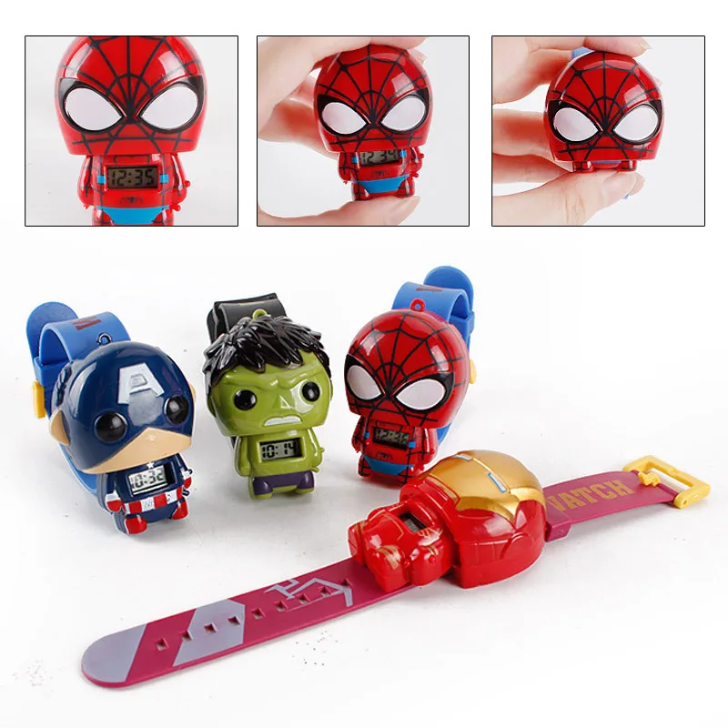 ZWX035 Miracle Avengers End Game Electronic Watch Super Hero Hulk Iron Man American Team Spiderman Model Children's Toys Gifts
ZWX035 Miracle Avengers End Game Electronic Watch Super Hero Hulk Iron Man American Team Spiderman Model Children's Toys Gifts