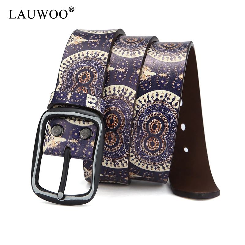 LAUWOO Brand designer Men vintage Genuine Leather belt Women fashion printing jeans belt Universal Owl Eye belt Free Shipping
LAUWOO Brand designer Men vintage Genuine Leather belt Women fashion printing jeans belt Universal Owl Eye belt Free Shipping