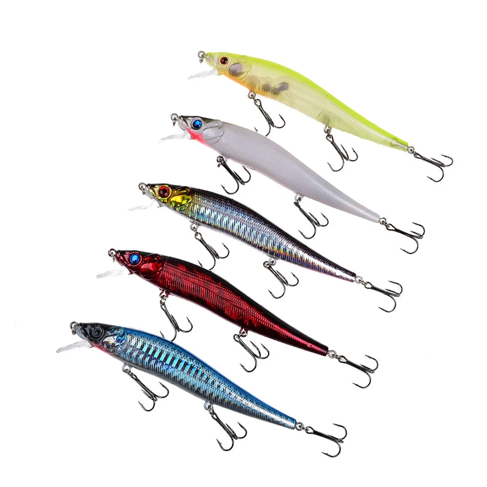1PCS Fishing Lures 11.5cm14.5g Hard Baits Artificial bait 5 Colors Minnow lure fish Wobblers feeder Fishing Tackle pesca 131
1PCS Fishing Lures 11.5cm14.5g Hard Baits Artificial bait 5 Colors Minnow lure fish Wobblers feeder Fishing Tackle pesca 131