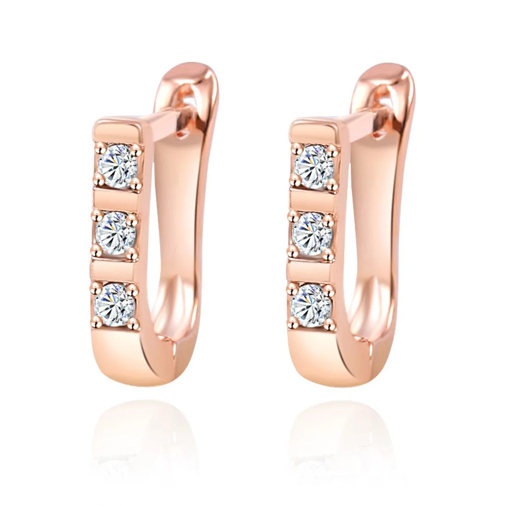 Women Casual Crystal Jewelry White Silver Gold Cubic Zircon Cz Wedding Jewelry Stud Earrings Fashion Jewelry For Women
Women Casual Crystal Jewelry White Silver Gold Cubic Zircon Cz Wedding Jewelry Stud Earrings Fashion Jewelry For Women