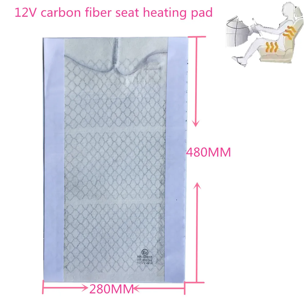 Carbon Fiber Car Seat Heater Heating Pads Winter Warmer 12V Heated Car Vehicle SUV Seat Cover heated supprt universal 48*28
Carbon Fiber Car Seat Heater Heating Pads Winter Warmer 12V Heated Car Vehicle SUV Seat Cover heated supprt universal 48*28