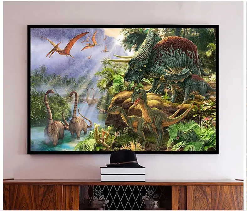 Высокое качество лидер продаж новые 3d фотообои на заказ FFantasy динозавр дракон