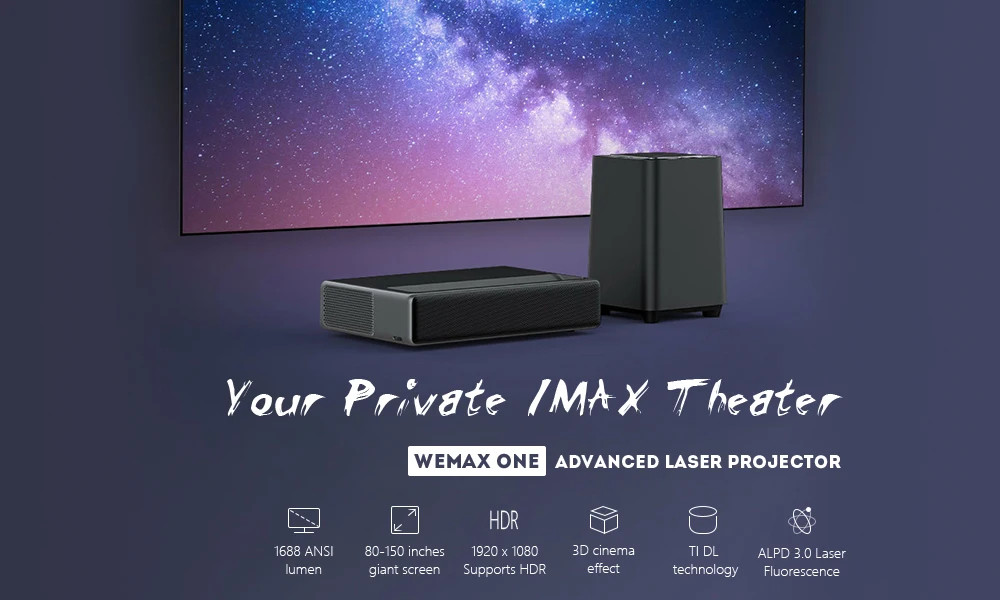 Проектор Xiaomi Wemax One Laser — Xiaomi-pad.ru