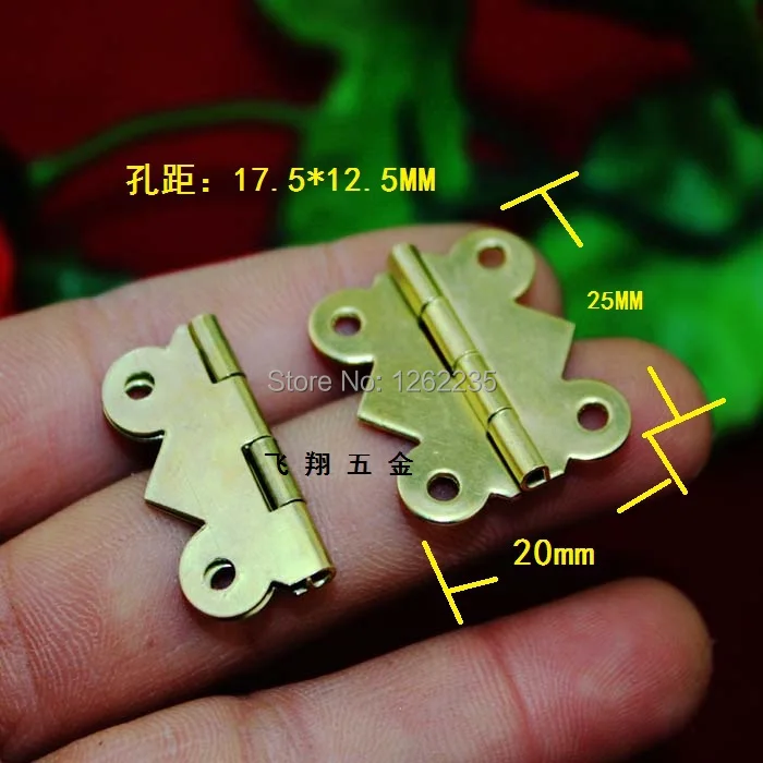 20 * 25MM Yellow Butterfly Hinge Wooden boxes Grips Hinge 180 degree hinge connecting piece flat
20 * 25MM Yellow Butterfly Hinge Wooden boxes Grips Hinge 180 degree hinge connecting piece flat