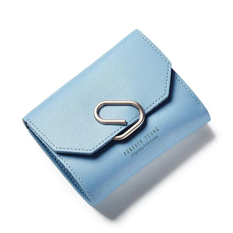 Hot Sale Korean Version Pu Leather Small Change Clasp Purse Money Coin Card Holder Popular Simple Three Folded Wallets Carteras
Hot Sale Korean Version Pu Leather Small Change Clasp Purse Money Coin Card Holder Popular Simple Three Folded Wallets Carteras