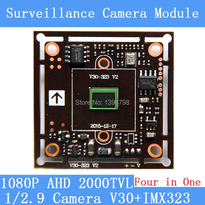 

2MP1920*1080 AHD CCTV 1080P Camera Module Circuit Board,1/2.9 CMOS Four in One IMX323+ V30 2000TVL PCB Board PAL / NTSC Optional