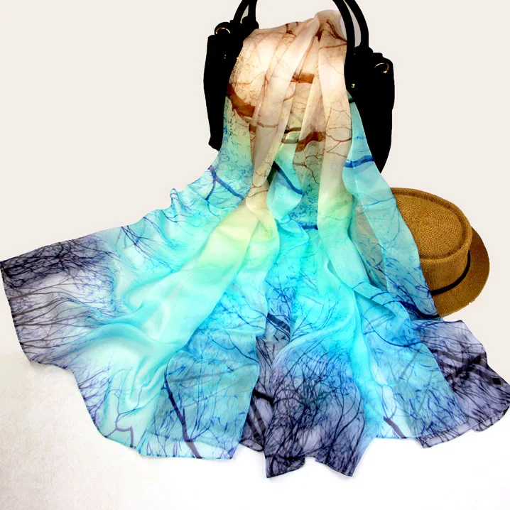 High quality fashion 100% real silk scarf Shawl hijab for women big size long wrap Summer beach coverup
High quality fashion 100% real silk scarf Shawl hijab for women big size long wrap Summer beach coverup