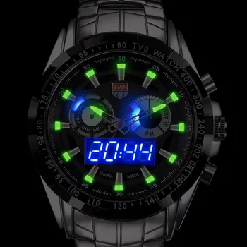 Upgraded version Luminous TVG City Hunter Led Quartz Wristwatch Men Fashion Sapphire Waterproof Dual Time man Military Watches
Upgraded version Luminous TVG City Hunter Led Quartz Wristwatch Men Fashion Sapphire Waterproof Dual Time man Military Watches