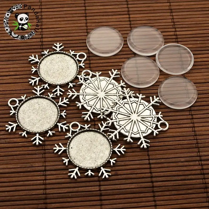 25x4mm Dome Transparent Glass Cabochons and Christmas Ornaments Antique Silver Alloy Snowflake Pendant Cabochon Settings DIY,
25x4mm Dome Transparent Glass Cabochons and Christmas Ornaments Antique Silver Alloy Snowflake Pendant Cabochon Settings DIY,