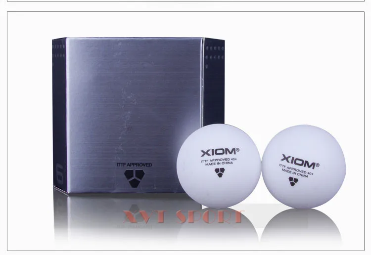 ORIGINAL High Quality XIOM 3 Star 40+ POLY Seamless Ball Table Tennis ball / ping pong ball 6pcs/pack
ORIGINAL High Quality XIOM 3 Star 40+ POLY Seamless Ball Table Tennis ball / ping pong ball 6pcs/pack