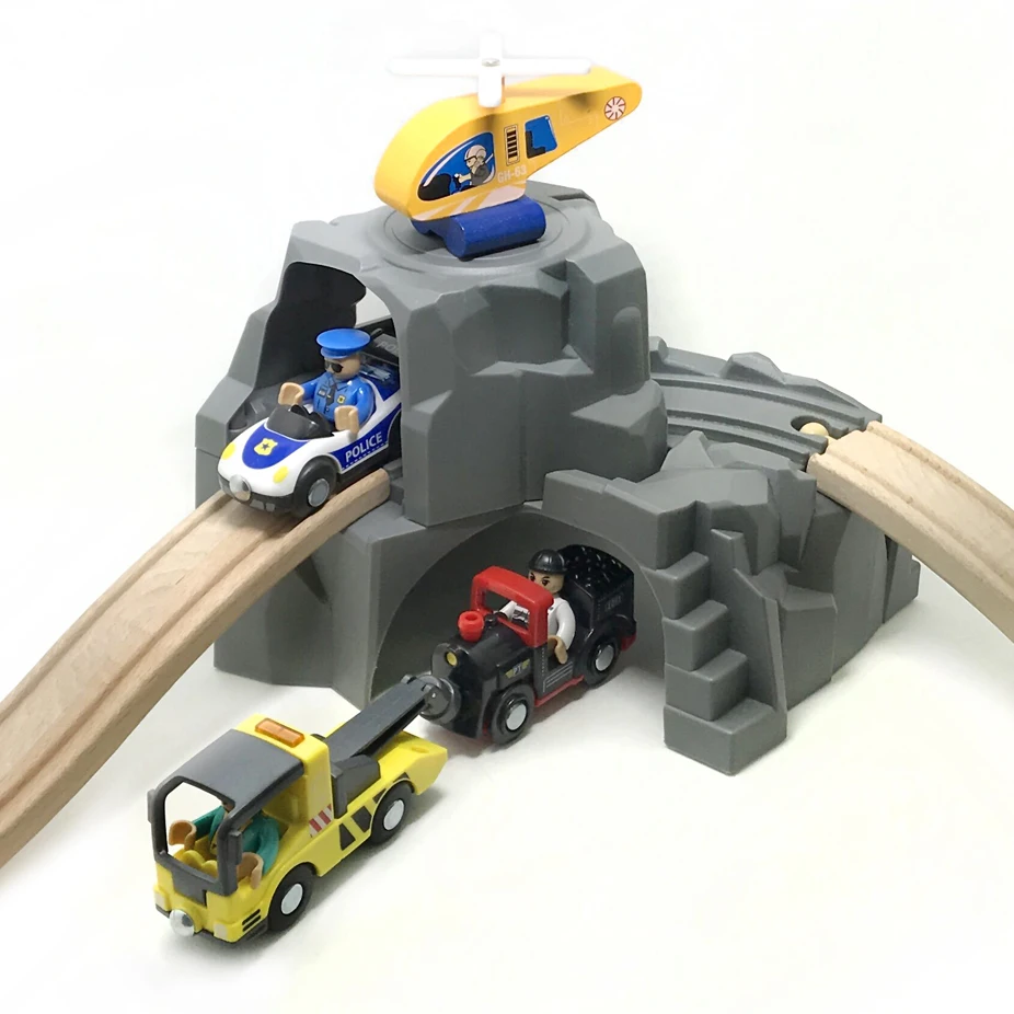 P0 Gray Expandable Double Layer Tunnel Track Game Fun Scene Special Track Accessories Children Track Toys fit Brio wooden track
P0 Gray Expandable Double Layer Tunnel Track Game Fun Scene Special Track Accessories Children Track Toys fit Brio wooden track