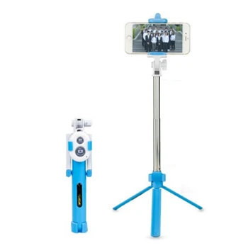 HFES New Extendable Handheld Selfie Self Phone Stick Monopod Tripods Bluetooth Remote Shutter Blue
HFES New Extendable Handheld Selfie Self Phone Stick Monopod Tripods Bluetooth Remote Shutter Blue
