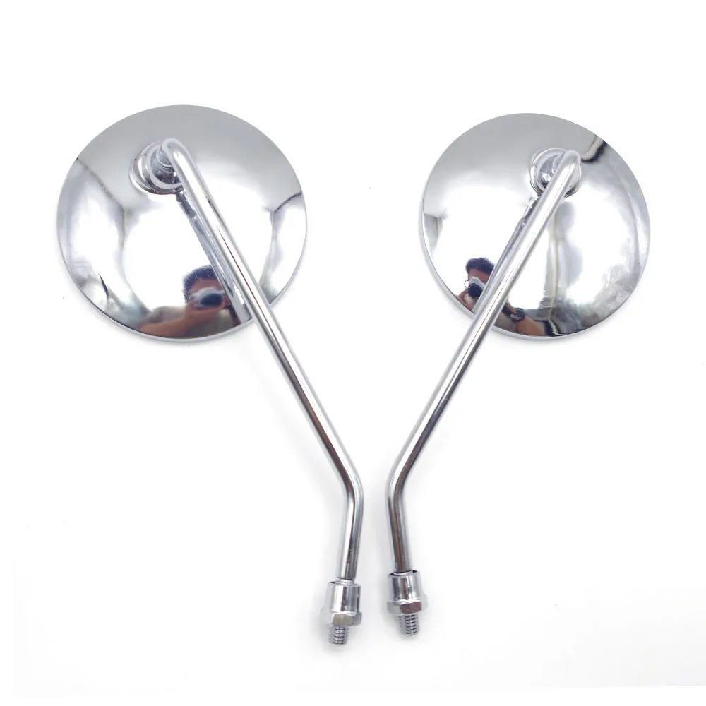 10mm Motorcycle Chrome Oval Mirror Rearview Side Round Mirrors for Yamaha Honda Suzuki Vespa Harley Softail Dyna Touring Cruiser
10mm Motorcycle Chrome Oval Mirror Rearview Side Round Mirrors for Yamaha Honda Suzuki Vespa Harley Softail Dyna Touring Cruiser