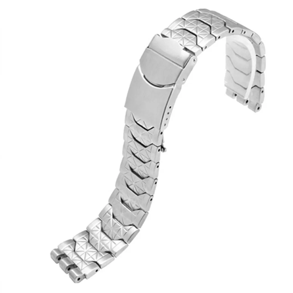 Soild 316L Stainless Steel Strap 19mm black Silver Double-Deep Recesses Replacement Watch Band for Swatch YRS Watchband + Tool
Soild 316L Stainless Steel Strap 19mm black Silver Double-Deep Recesses Replacement Watch Band for Swatch YRS Watchband + Tool