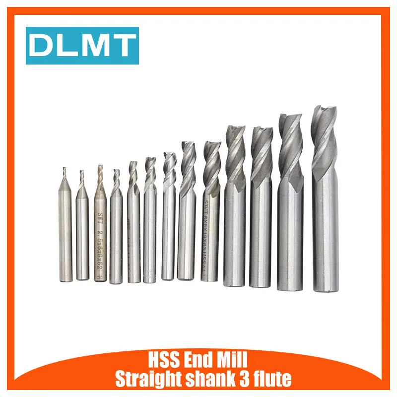 1PC HSS CNC Straight Shank 3 Flute End Mill Cutter Drill Bit Mayitr Metalworking Tool 1.5/2.5/5/7/9/11/13mm for Milling Machine
1PC HSS CNC Straight Shank 3 Flute End Mill Cutter Drill Bit Mayitr Metalworking Tool 1.5/2.5/5/7/9/11/13mm for Milling Machine