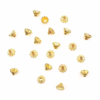 50pcs/lot Jewelry Material Ancient Gold Color Tone Bead Caps For DIY Beads Bracelet & Necklace Jewelry Findings
50pcs/lot Jewelry Material Ancient Gold Color Tone Bead Caps For DIY Beads Bracelet & Necklace Jewelry Findings